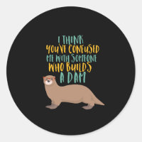 Drôle dessin de Otter confondu avec castor de barr