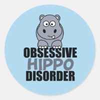 Drôle et obsessionnel hippo trouble