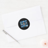 Sticker Rond Drôle Le Bunch Ombragé 2024 (Enveloppe)