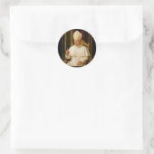 Sticker Rond Drôle Pape Trump Tee (Sac)