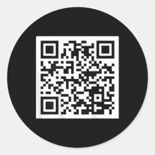 Sticker Rond Drôle président du Qr Trump 4547 Tee Trump Dancing