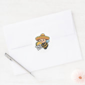 Sticker Rond Drôle Taco Buzz Bumble Bee (Enveloppe)