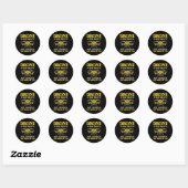 Sticker Rond Drones pilotes de test de drones Quadcopter (Feuille)