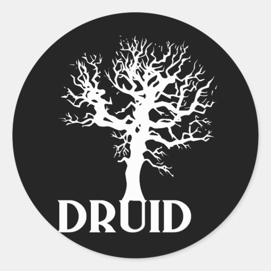 Sticker Rond Druide (Devant)