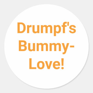 Sticker Rond Drump's Bummy-Love Jeff Hankamer Artjunkhaus Comic