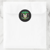 Sticker Rond Drunky Mcdrunkerson St Patrick'S Day Chat (Sac)