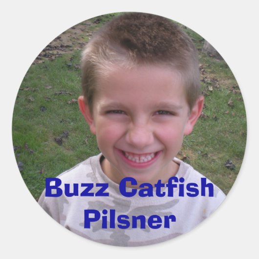 Sticker Rond DSCN0164, Buzz Catfish Pilsner (Devant)