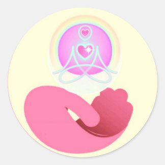 Sticker rond du logo de conseil humain copacétique