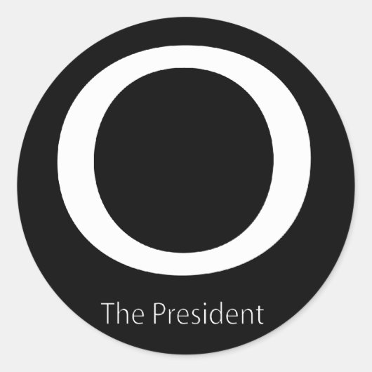 STICKER ROND DU PRÉSIDENT (Devant)