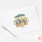 Sticker Rond Dubaï Travel Tourist Vacances Group (Enveloppe)