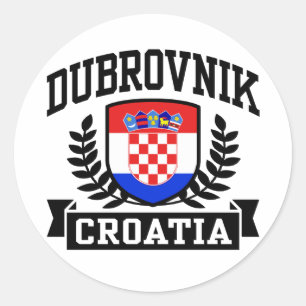 Sticker Rond Dubrovnik Croatie
