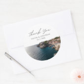 Sticker Rond Dubrovnik Mariage Faveur Photo Merci (Enveloppe)