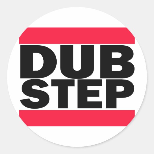 Sticker Rond Dubstep (Devant)