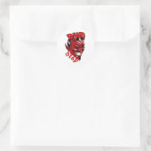 Sticker Rond Dubstep Devil (Sac)
