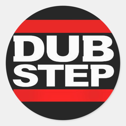 Sticker Rond dubstep remix-benga-dubstep radio sans dubstep-dub (Devant)
