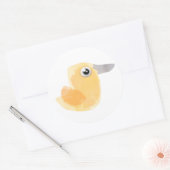 STICKER ROND DUCK (Enveloppe)