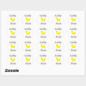 Sticker Rond Duck (Feuille)