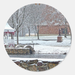 Sticker Rond Duck Pond à Ste. Marie Du Lac