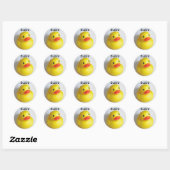 Sticker Rond Duck U (Feuille)