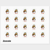 Sticker Rond Duck with Sung (Feuille)