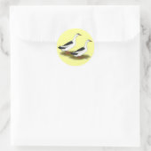 Sticker Rond Ducks : Black Magpies (Sac)