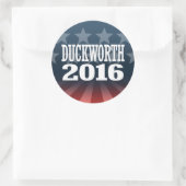 Sticker Rond Duckworth - Tammy Duckworth 2016 (Sac)
