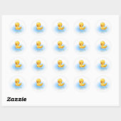 Sticker Rond Ducky (Feuille)
