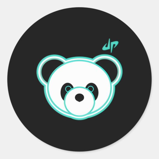 Sticker Rond Dude Perfect Panda (Devant)