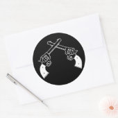 Sticker Rond Duel Pistols (Enveloppe)