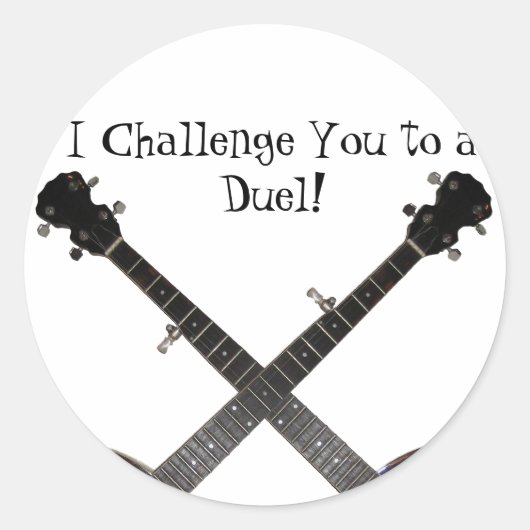 Sticker Rond Dueling Banjos (Devant)