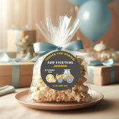 Sticker Rond "DUMP EVERYTHING! Construction Birthday 2