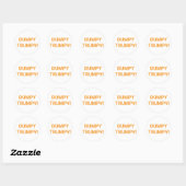 Sticker Rond DUMPY TRUMPY Bande dessinée Splash-Art Hankamer Ar (Feuille)