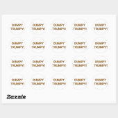 Sticker Rond DUMPY TRUMPY Bande dessinée Splash-Art Hankamer Ar (Feuille)