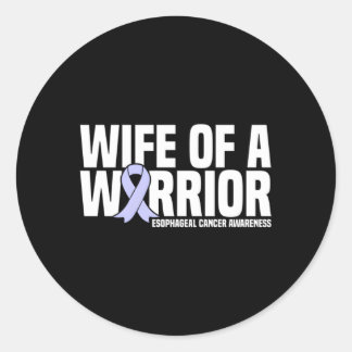 Sticker Rond D'Un Guerrier Périwinkle Académiciens Du Cancer De