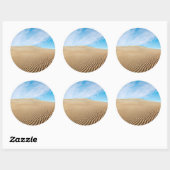 Sticker Rond Dunes de Mesquite (Feuille)