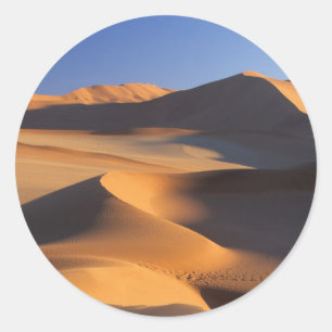 Sticker Rond Dunes du désert, Sossusvlei, Namib-Naukluft