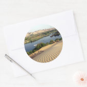 Sticker Rond dunes du Nil (Enveloppe)