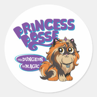Sticker Rond Dungeon Crawler Carl Princess Donut Posse