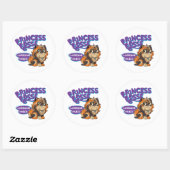 Sticker Rond Dungeon Crawler Carl Princess Donut Posse (Feuille)