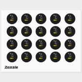 Sticker Rond Dunk de Basball (Feuille)