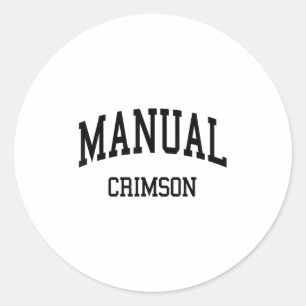 Sticker Rond Dupont Manuel Lycée Hs Louisville Ky Retro S