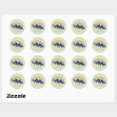 Sticker Rond Durable - Tardigrade (Feuille)