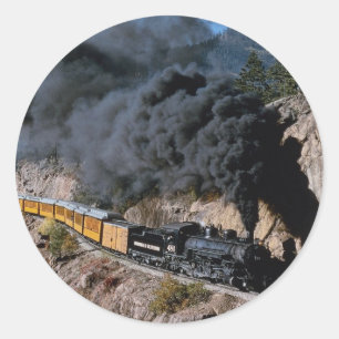 Sticker Rond Durango et Silverton Railroad, no 481, Bear Cree