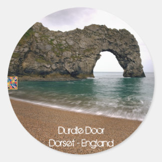 Sticker Rond Durdle Door - Dorset - Angleterre (Stickers)