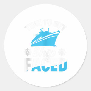 Sticker Rond Durée De La Croisière Facile À Livrer