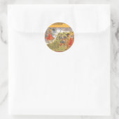 Sticker Rond Durga combat le Daitya Raja (Sac)