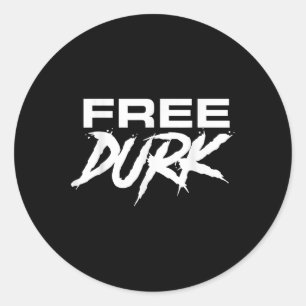 Sticker Rond Durk Gratuit, Durkio Gratuit, Chemise Durk Gratuit