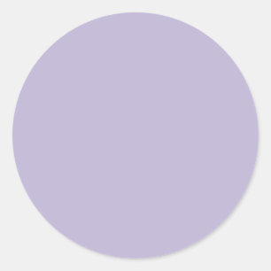 Sticker Rond Dusty Lavender couleur solide