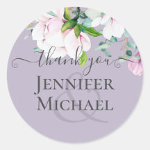 Dusty Lavender rose Magnolias Eucalyptus Merci