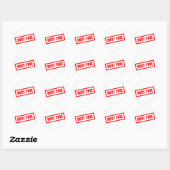 Sticker Rond Duty Free (Feuille)
